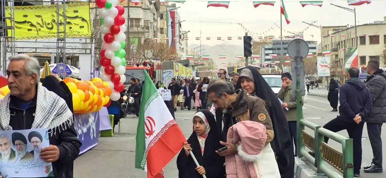 فیلم حضور پرجمعیت مشهدی ها در راهپیمایی ۲۲ بهمن ۱۴۰۴