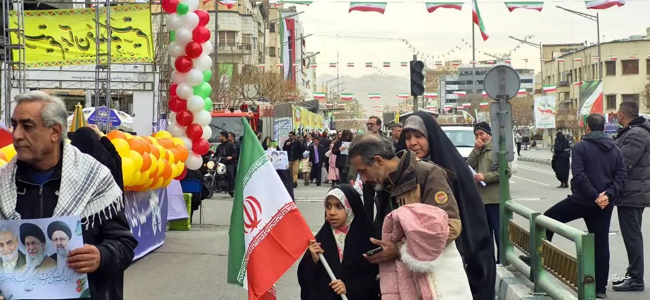 فیلم حضور پرجمعیت مشهدی ها در راهپیمایی ۲۲ بهمن ۱۴۰۴