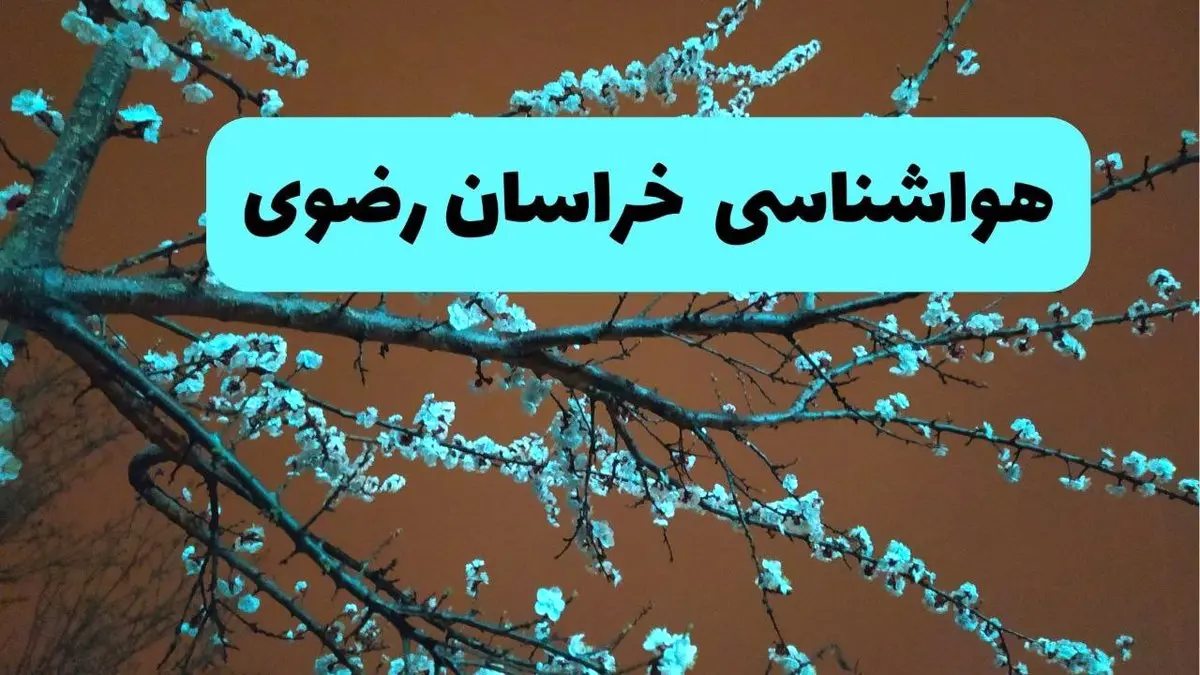 هواشناسی خراسان رضوی فردا | پیش بینی وضعیت آب و هوا خراسان رضوی فردا پنجشنبه ۱۵ خرداد ماه ۱۴۰۴