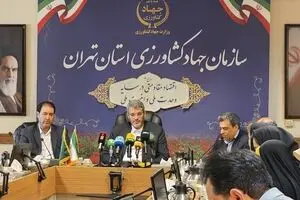 بهره‌برداری از ۱۵ هزار تن تولیدات کشاورزی در استان تهران همزمان با هفته دولت