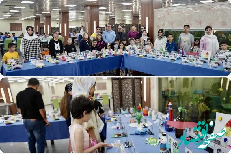 برپایی نمایشگاه محیط زیستی فرزندان پتروشیمی اروند با موضوع «مدیریت پسماند»