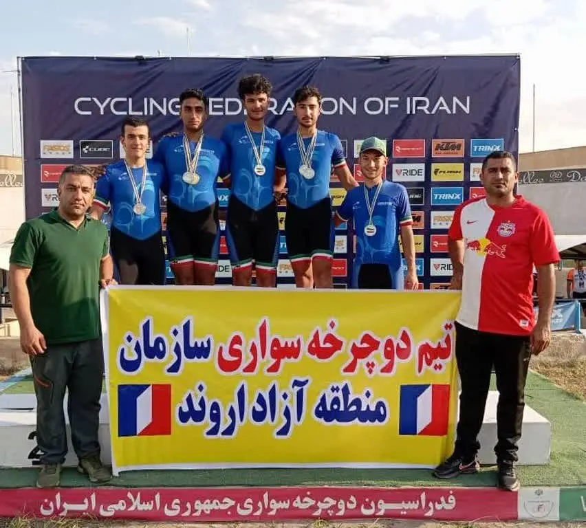 افتخارآفرینی دوچرخه سواران اروندی در مرحله اول لیگ دوچرخهسواری پیست