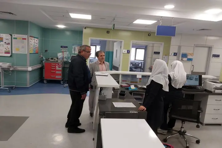 بازدید مدیران معاونت درمان تأمیناجتماعی از اجرای طرح آمادهباش نوروزی در بیمارستانهای تهران