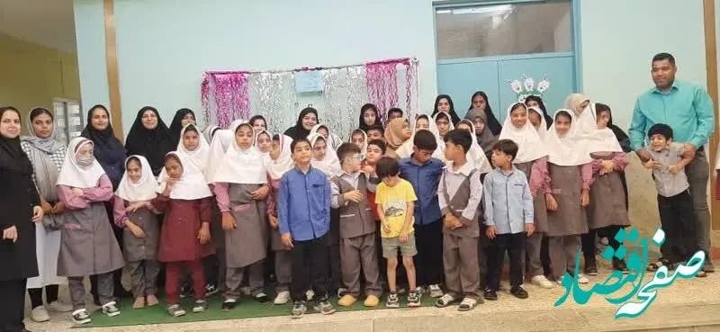 آموزش کودکان مدرسه استثنایی ارمغان با تجهیزات کمک آموزشی ژئوپارک جهانی قشم