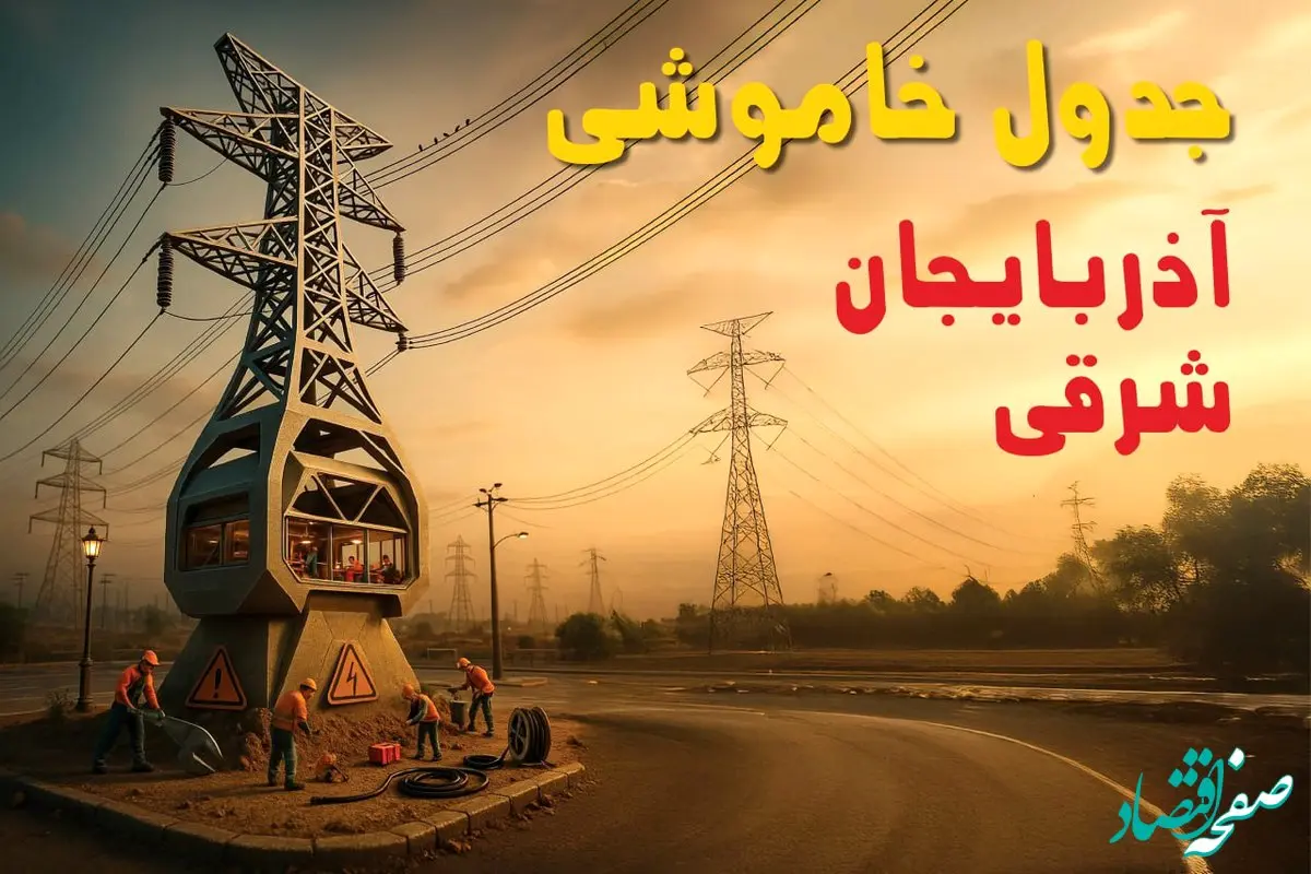 جدول خاموشی برق تبریز فردا دوشنبه ۲۶ خرداد ۱۴۰۴ + ساعت قطع برق استان آذربایجان شرقی دوشنبه ۲۶ خرداد ۱۴۰۴