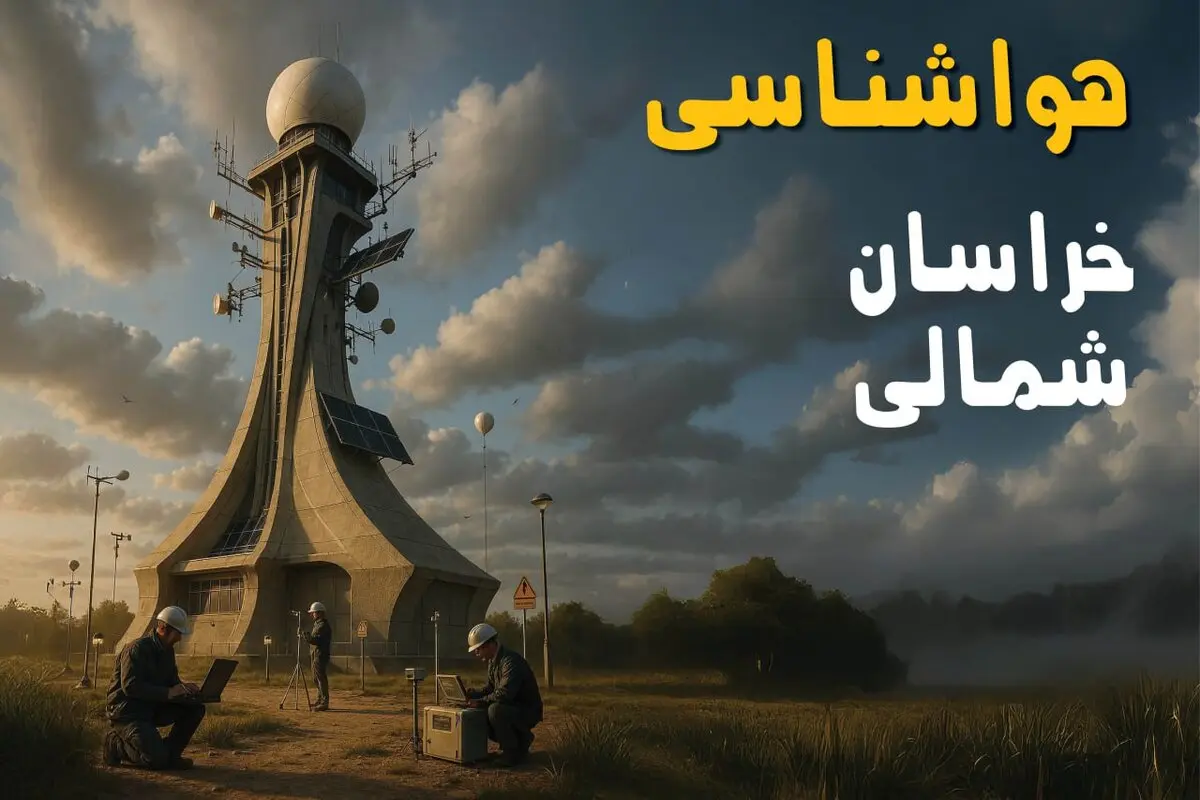پیش بینی وضعیت آب و هوا خراسان شمالی فردا یکشنبه ۱۸ مرداد 