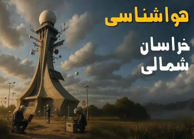 پیش بینی وضعیت آب و هوا خراسان شمالی فردا دوشنبه ۱۹ مرداد 