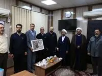 دیدار معاون منابع انسانی و امور اجتماعی فولاد خوزستان با پاسداران