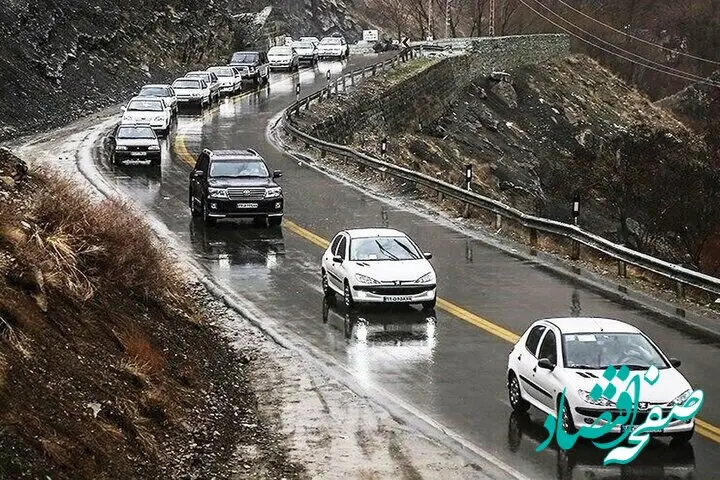 آخرین وضعیت عصرگاهی ترافیکی جاده ها | ترافیک سنگین در جاده‌های شمال