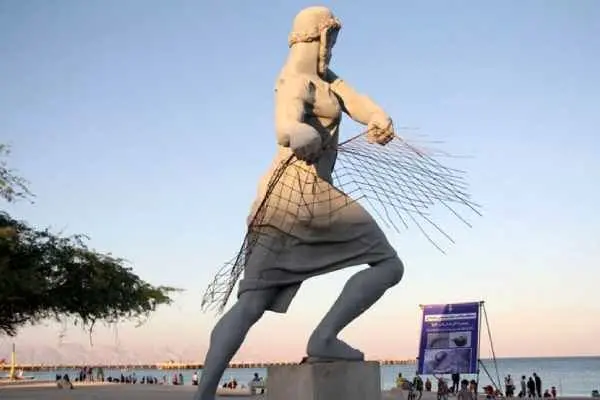 پارک ساحلی مرد ماهیگیر کیش