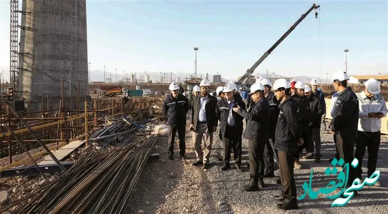 بازدید میدانی اعضای هیئت‌مدیره و مدیرعامل فولاد مبارکه از روند اجرای ابَرپروژه نورد گرم شماره ۲