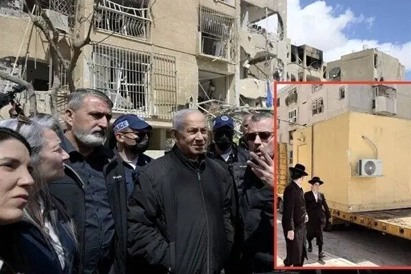 ماجرای حضور نتانیاهو در عراد با استفاده از پناهگاه سیار 