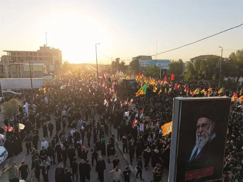 وداع باشکوه با رهبر شهید ایران در نجف اشرف