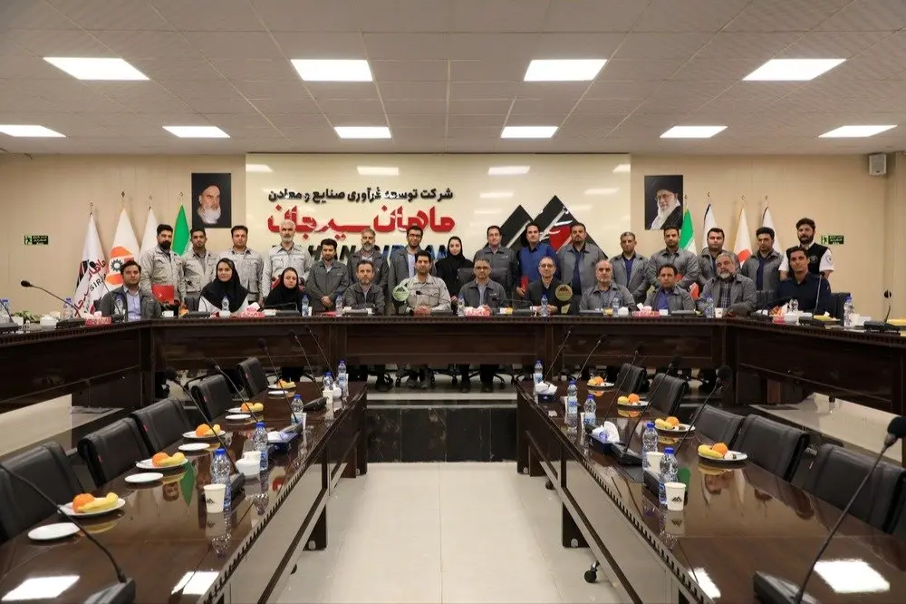 تجلیل از پرسنل برتر HSE پیمانکاران ماهان سیرجان