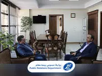 دیدار دبیرکل سندیکای بیمه‌گران ایران با مدیرعامل بیمه معلم