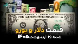 قیمت دلار آمریکا امروز شنبه ۱۹ اردیبهشت ماه ۱۴۰۵ + قیمت انواع ارز آزاد