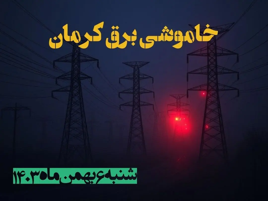 زمان قطعی برق کرمانشاه شنبه ۶ بهمن ماه ۱۴۰۳ | جدول خاموشی برق کرمانشاه ۲۴ ساعت آینده اعلام شد