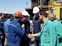 بازدید عیدانه قائم مقام مدیرعامل در امور ستادی و مسئولیت های اجتماعی از بخش خدمات صنعتی فولاد خوزستان