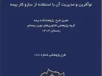 طرح پژوهشی «شناسایی و دسته‌بندی انواع ریسک‌های شرکت‌ها و محصولات دانش بنیان، هسته‌های فناور شرکت‌های نوآور و نوآفرین و مدیریت آن با استفاده از ساز و کار بیمه»