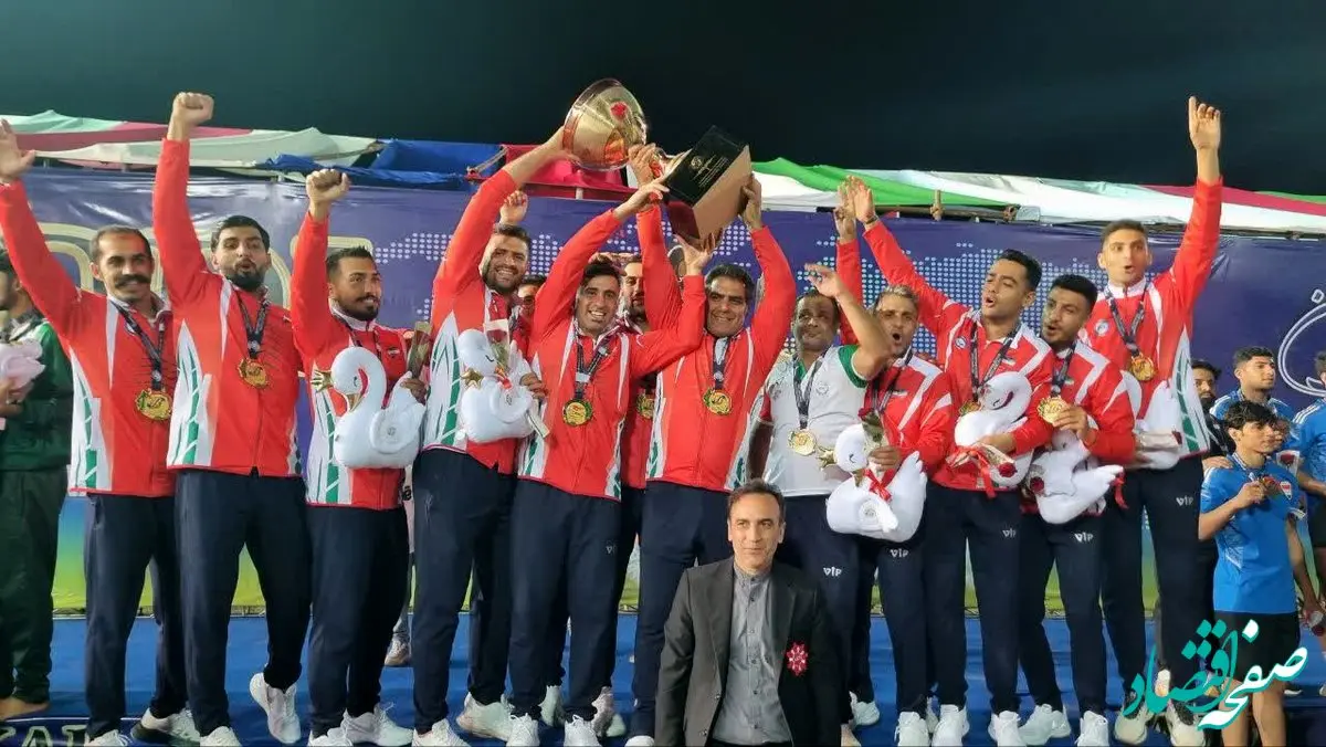 گزارش تصویری/اختتامیه مسابقات کبدی ساحلی قهرمانی جهان در منطقه آزاد انزلی