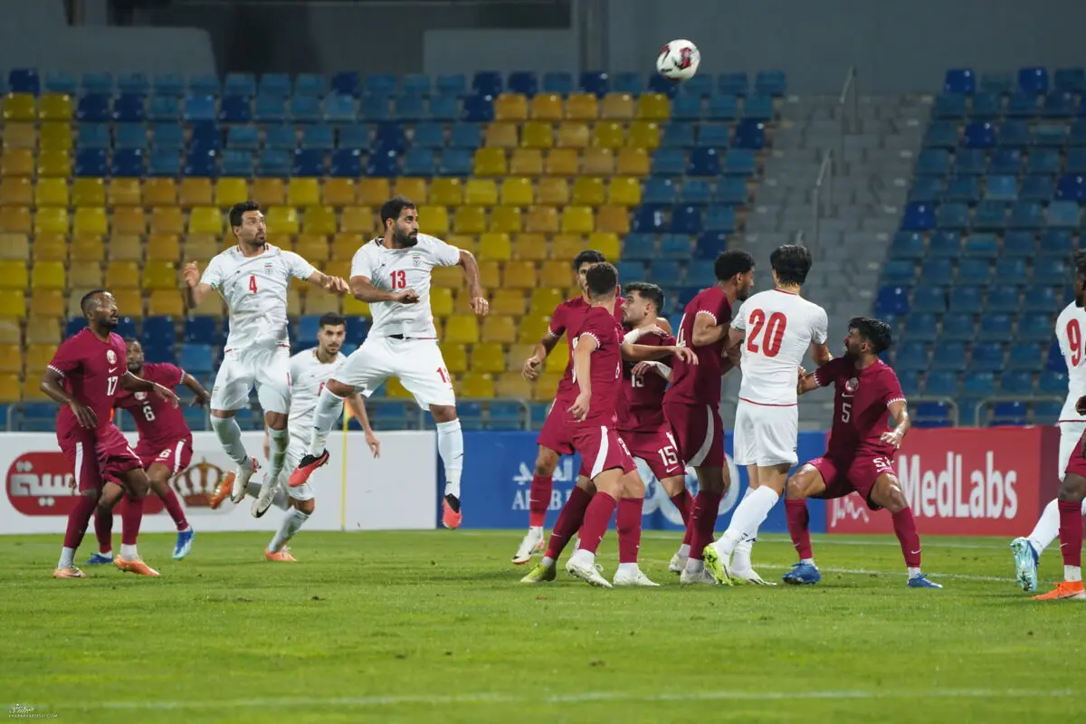 قهرمانی با اقتدار ایران در اردن مقابل قطر /  کنعانی زادگان جلوی کیروش خودی نشان داد !  