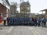 بازدید دانش آموزان شهر جم از پتروشیمی مروارید