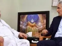 دیدار و گفتگوی دکتر بهزاد شیری مدیر عامل پست بانک ایران با حضرت آیت ا….سید جواد شهرستانی در قم