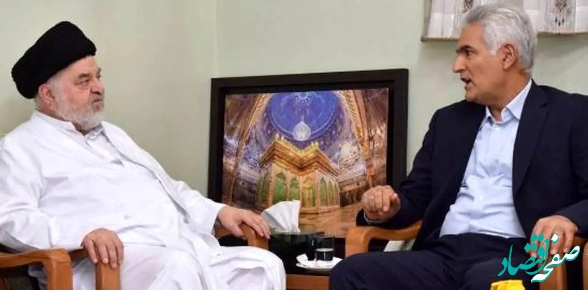 دیدار و گفتگوی دکتر بهزاد شیری مدیر عامل پست بانک ایران با حضرت آیت ا….سید جواد شهرستانی در قم