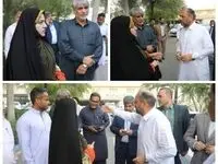 بازدید مدیرعامل و اعضای شورای اداری سازمان از ستاد انتخابات شهرستان چابهار