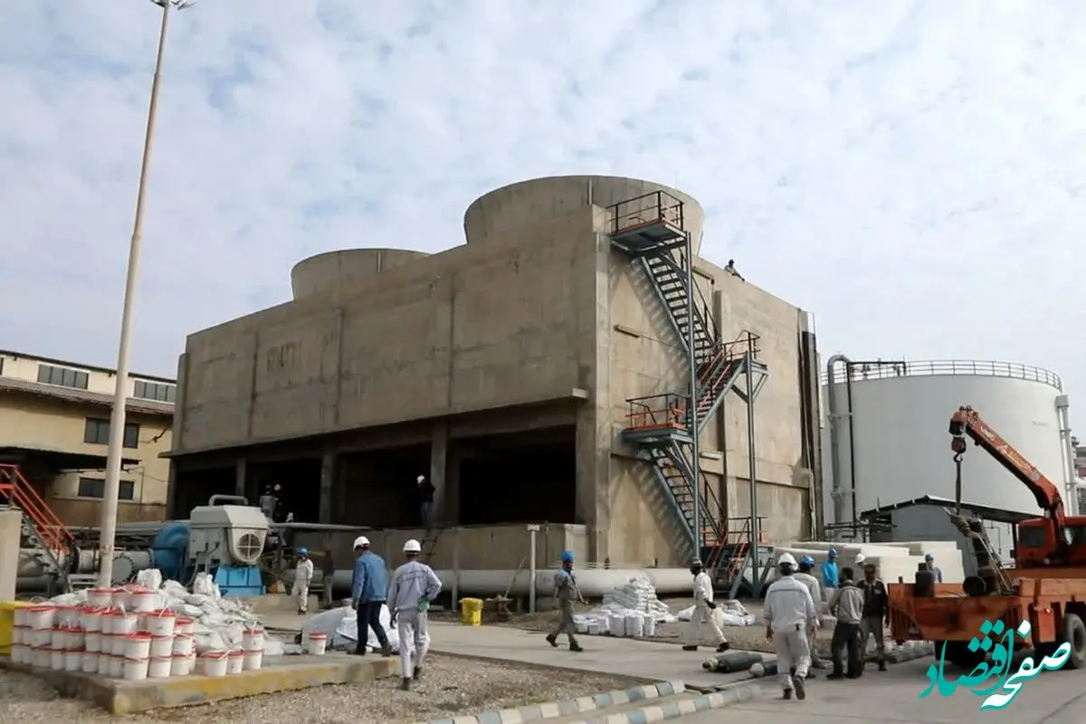 اتصال برج های خنک کننده قدیم و جدید فجر انرژی