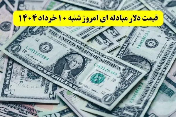 بروزترین قیمت دلار مبادله ای امروز شنبه ۱۰ خرداد ماه ۱۴۰۴ / دلار در خواب! 
