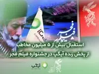 استقبال بیش از ۵میلیون مخاطب از پخش زنده آیگپ در جشنواره فیلم فجر