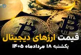 قیمت ارزهای دیجیتال امروز یکشنبه ۱۸ مرداد؛ رمزارزها افزایشی شدند