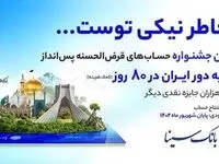 آغاز هفتمین جشنواره حساب‌های قرض‌الحسنه پس‌انداز بانک سینا