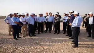 بازدید میدانی معاونان و مدیران ارشد گروه صنایع پتروشیمی خلیج فارس از پروژه‌های بیدبلند خلیج‌فارس
