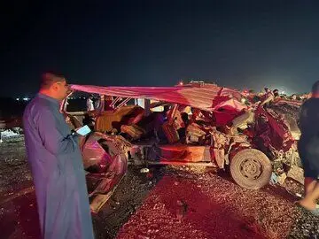فهرست جان باختگان و مصدومان تصادف زائران ایرانی در محور کاظمین ـ سامرا / ١٩ نفر جان باختند
