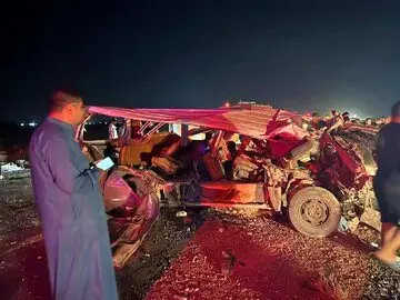 فهرست جان باختگان و مصدومان تصادف زائران ایرانی در محور کاظمین ـ سامرا / ١٩ نفر جان باختند
