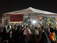 پذیرایی موکب شهرداری منطقه ۲۰ از عزاداران حسینی در سوگواره محرم شهر