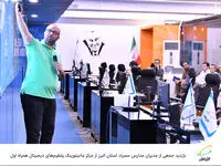  بازدید جمعی از مدیران مدارس سمپاد استان البرز از مرکز مانیتورینگ پلتفرم‌های دیجیتال همراه اول