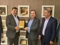 نشست مشترک مدیران‌ عامل شرکت فولاد اکسین خوزستان و مدیرعامل شرکت فولاد هرمزگان برای تولید محصولات نوین و ایجاد تفاهم نامه های همکاری