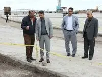 آغاز فرآیند آماده سازی جهت ریل گذاری در محدوده مجتمع بندری کاسپین