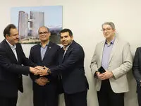 مراسم تودیع و معارفه مدیرعامل شرکت ساختمان بیمه ایران برگزار شد