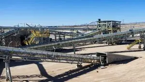 واحد سنگ‌شکن کارخانه آهک خاتون‌آباد راه‌اندازی شد