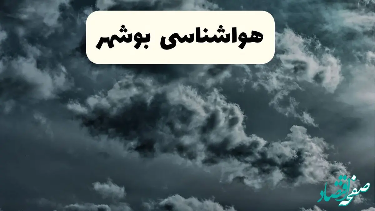 پیش بینی وضعیت آب و هوا بوشهر فردا یکشنبه ۱۴ اردیبهشت ماه ۱۴۰۴ | هواشناسی بوشهر ۲۴ ساعت آینده اعلام شد
