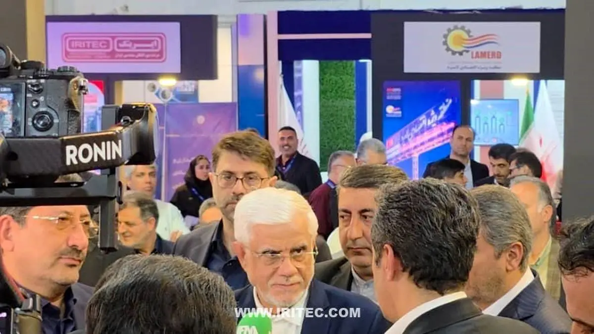 بازدید مقامات عالی‌رتبه از غرفه مشترک ایمیدرو و ایریتک در نمایشگاه ایران اکسپو