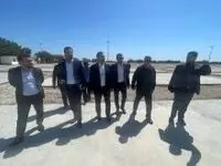 بازدید مدیرعامل سازمان منطقه آزاد کیش از مراحل آماده سازی کمپ اسکان نوروزی