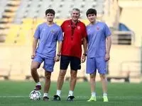 «گاریدو» پسرانش را به پرسپولیس آورد