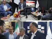 بازدید مدیر کل دفتر نظارت بر وزارت صمت از غرفه صبانور