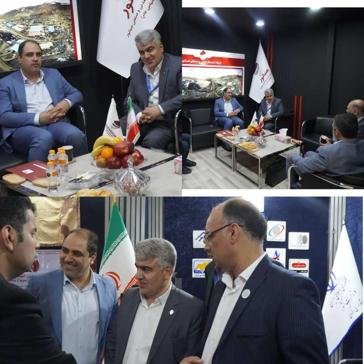 بازدید مدیر کل دفتر نظارت بر وزارت صمت از غرفه صبانور