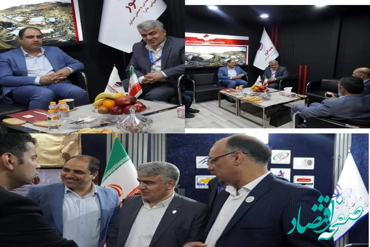 بازدید مدیر کل دفتر نظارت بر وزارت صمت از غرفه صبانور